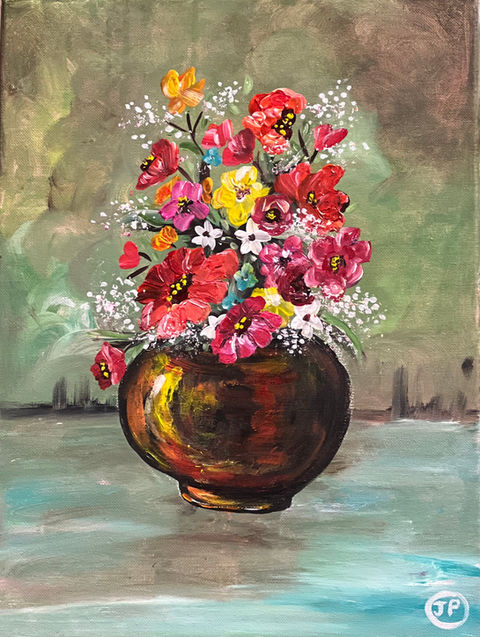 A Vase Of Flowers