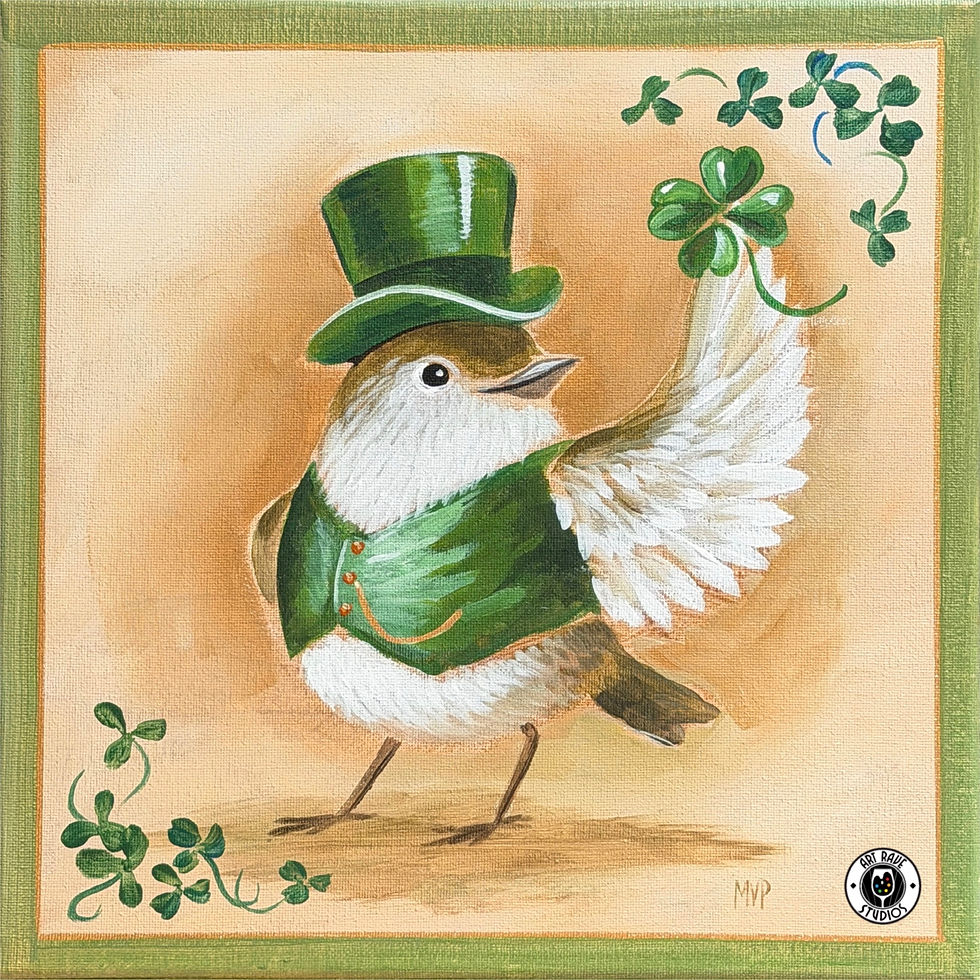 "Wearing of the Green " Public Artsy Party!