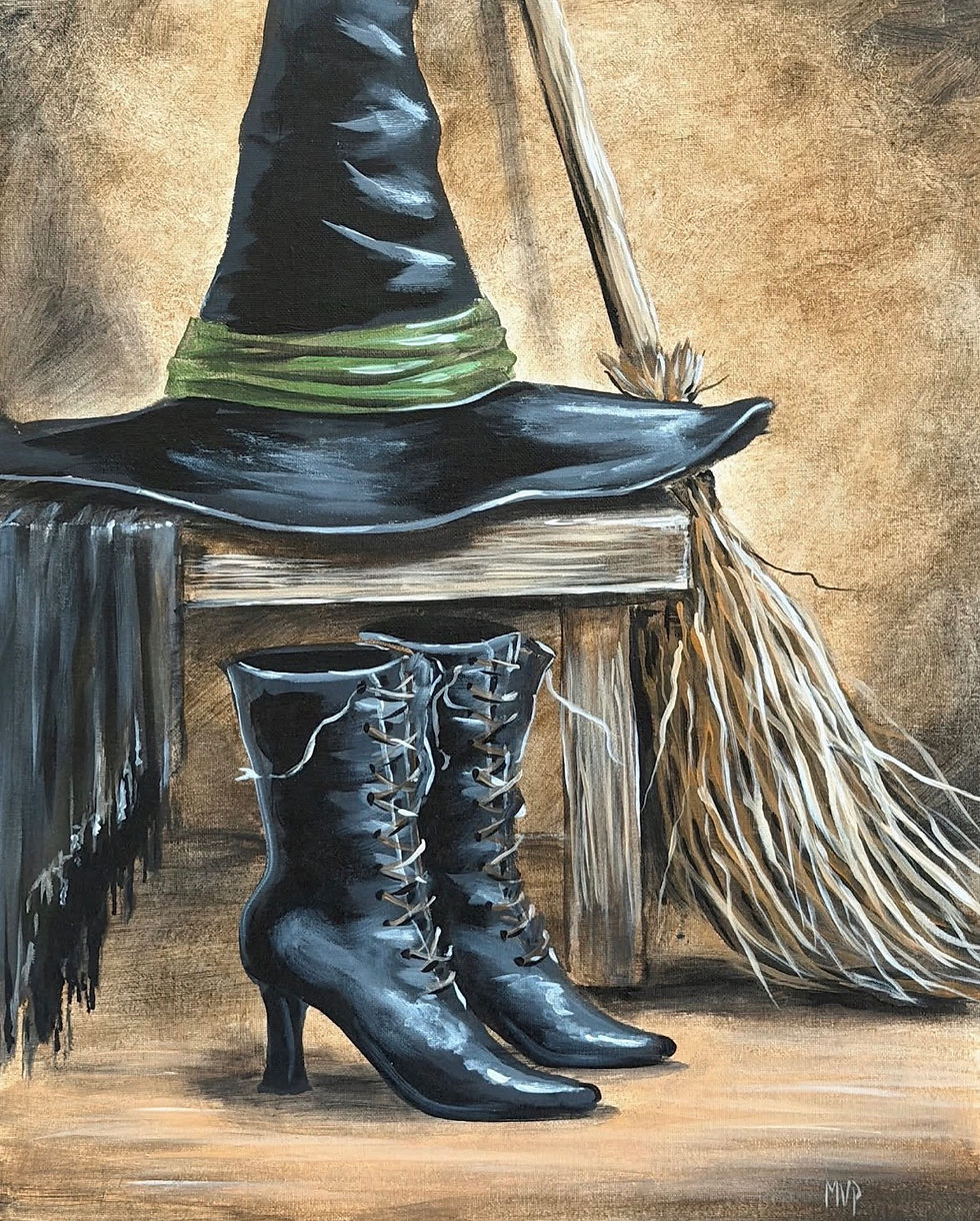 "The Witch Is In."Public Artsy Party!