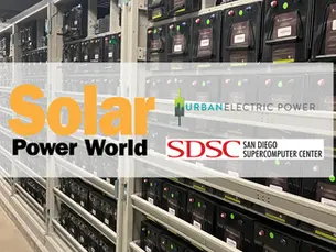 Urban Electric Power installs 1,000-kWh alkaline battery backup system for San Diego Supercomputer Center