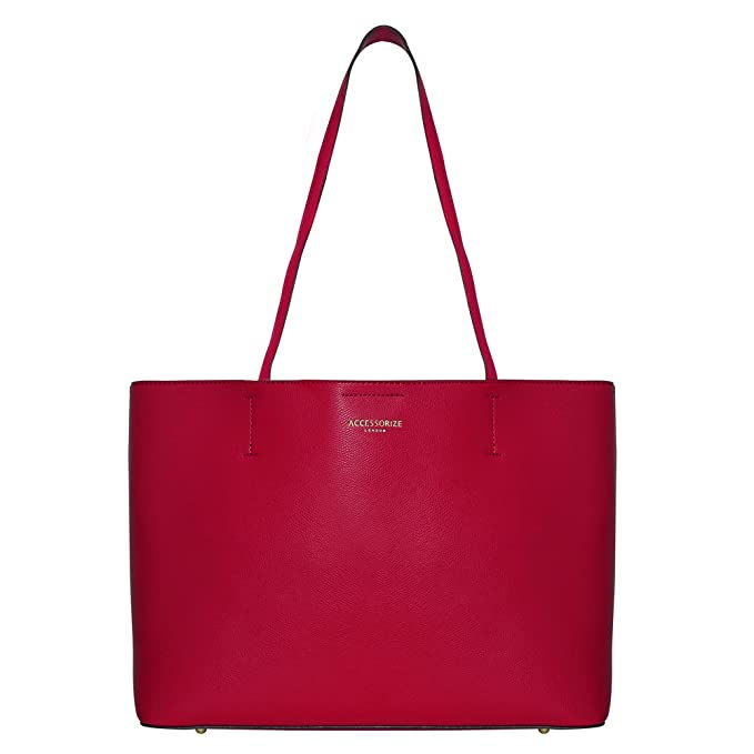 Thumbnail: Faux Leather Classic Leo tote