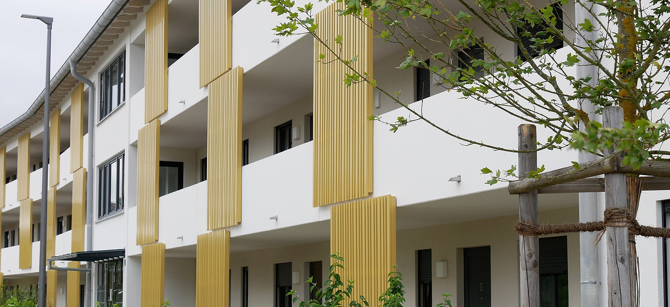 Wohnungsbau Vaterstetten Laubengang