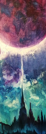 psychedelic luna moon painting in oil
Gothic Wall Art for sale UK
