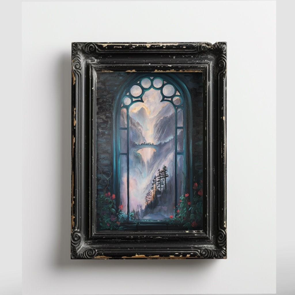 The Fellowship Sets Off - Lord of the Rings Fan Art Print