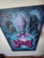 Thumbnail: Ghost Skeleta - Original Oil Painting on Canvas 60 x 90cm