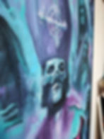 Thumbnail: Ghost Skeleta - Original Oil Painting on Canvas 60 x 90cm