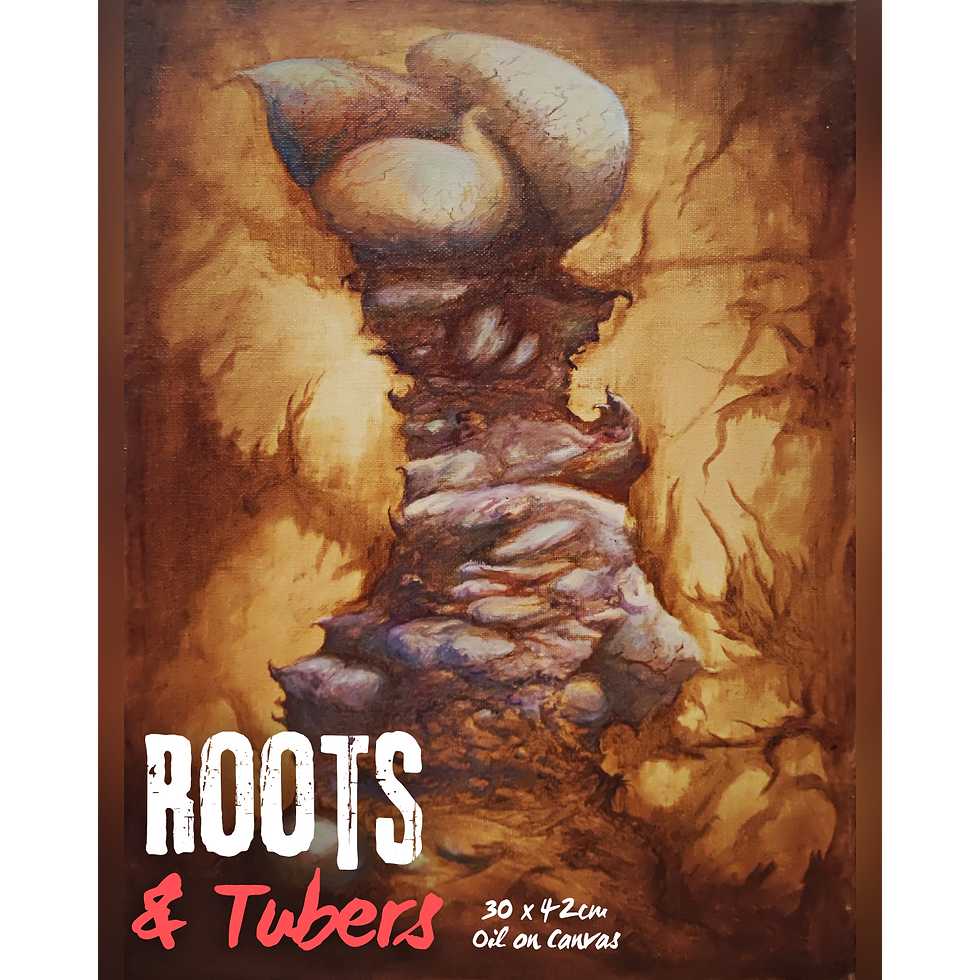 Roots & Tubers - Original Oil Painting - 30 x 42cm