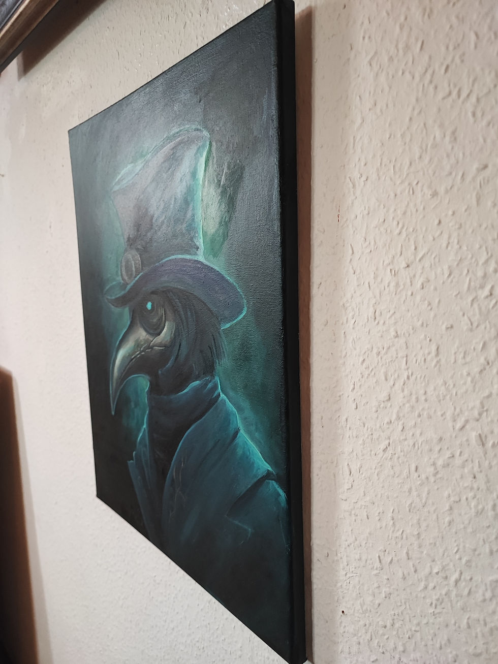 Thumbnail: Plague Doctor - Original Oil Painting - 40 x 50cm