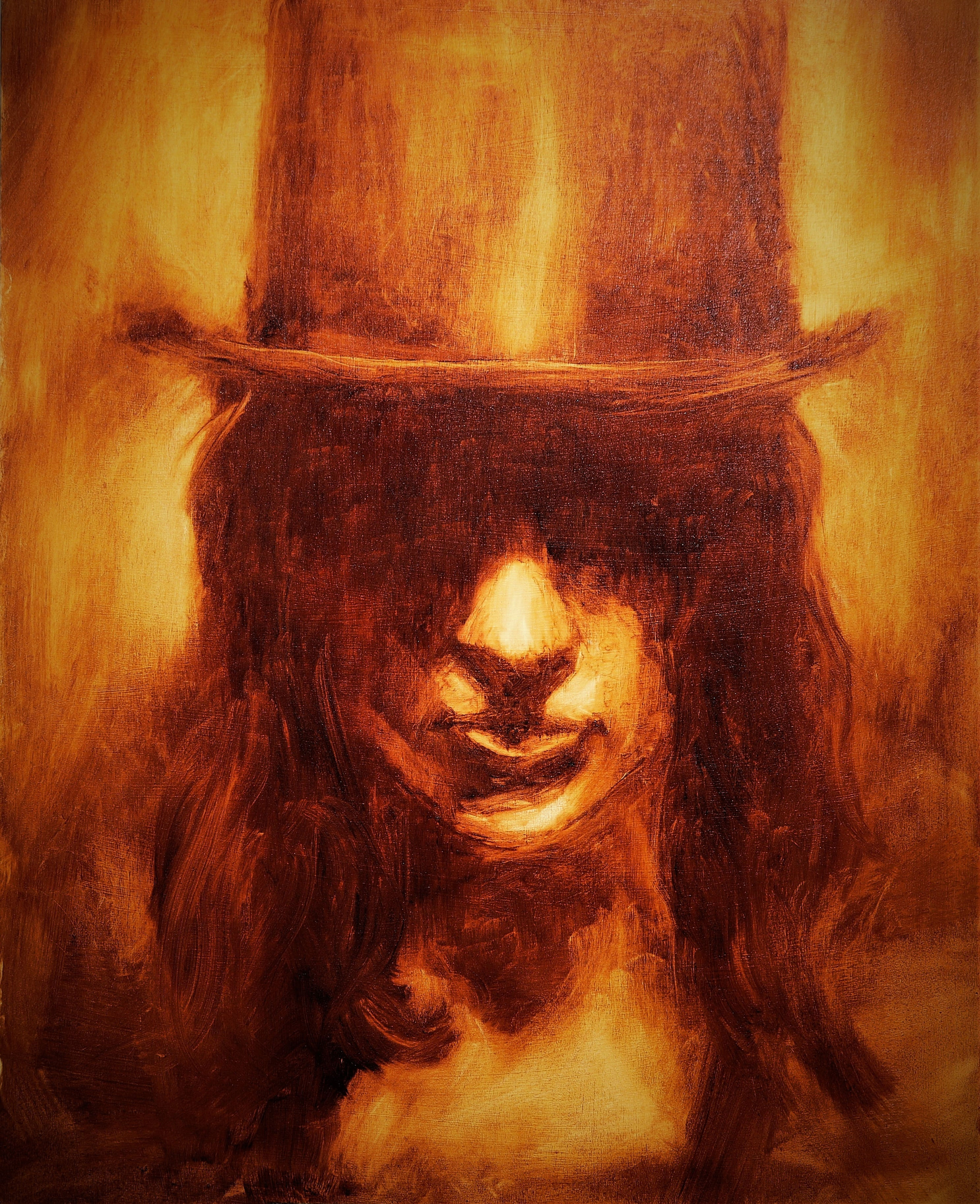 Call Me Little Sunshine #1 Ghost Band Inspired Oil Painting