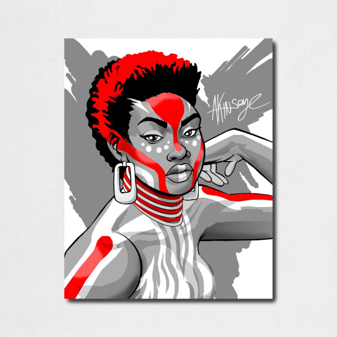 Short Hair Red by Akinseye