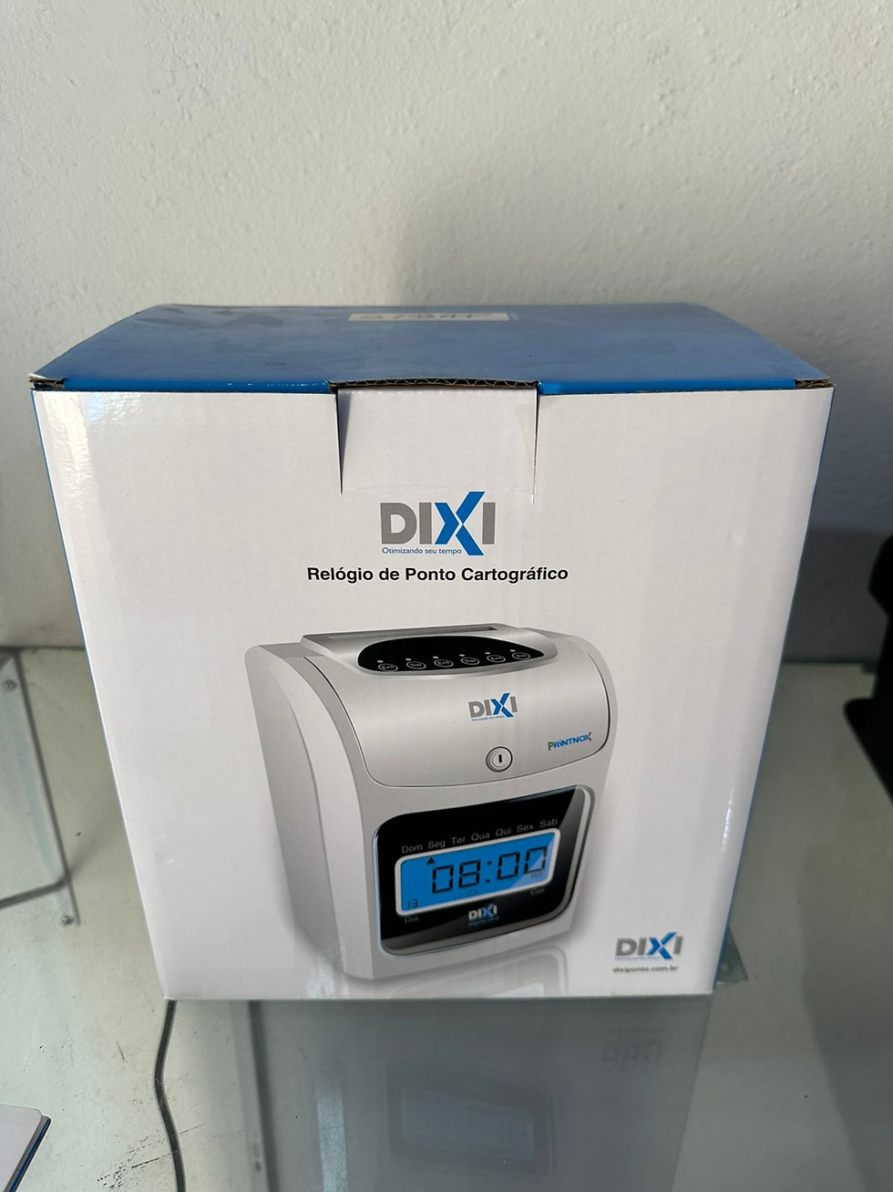 Miniatura: RELÓGIO DE PONTO CARTOGRÁFICO DIXI PRINTNOX