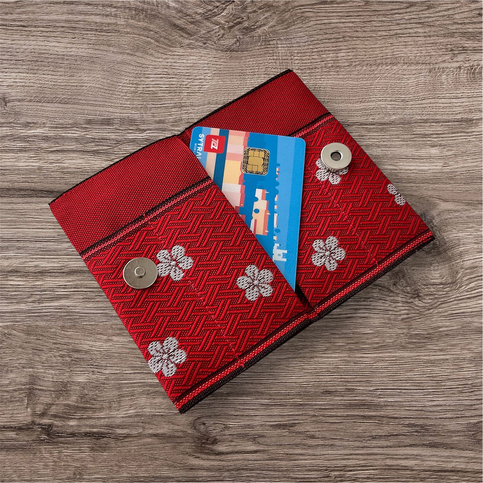 Miniature : Porte-cartes en tatami-beri