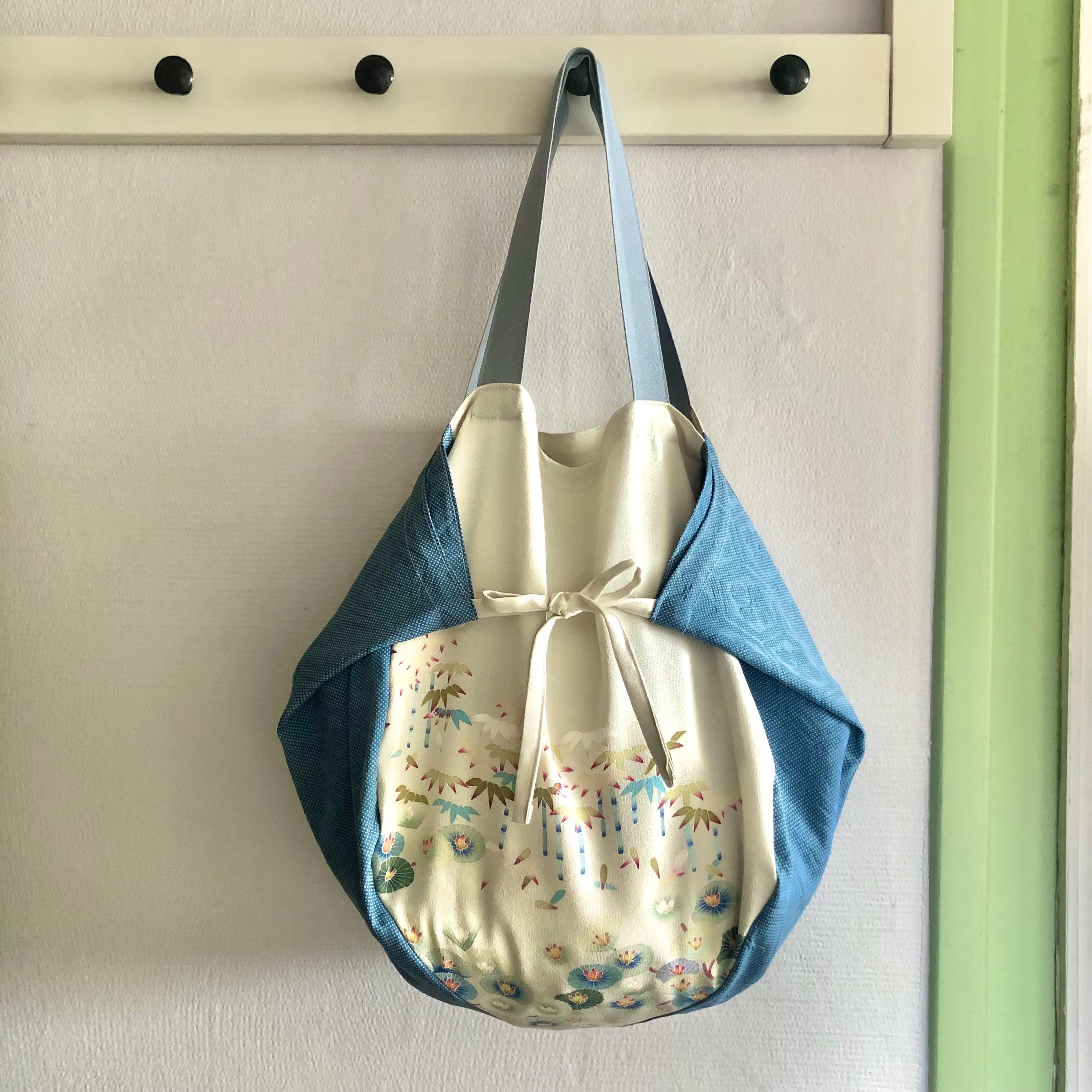 Sac pliable en Vintage Kimono👘 upcyclé