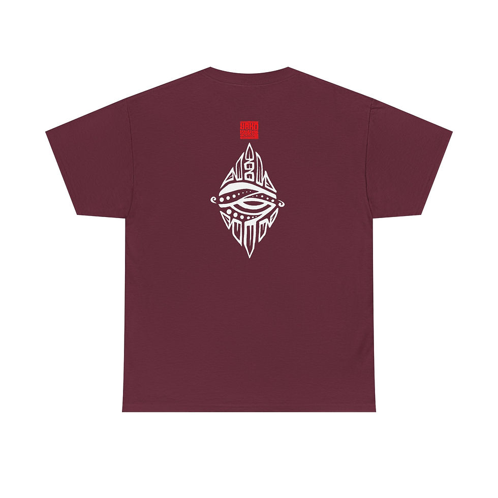 Thumbnail: Welcome To Africa (front) / Mind's Eye (back) - Unisex Heavy Cotton T-Shirt