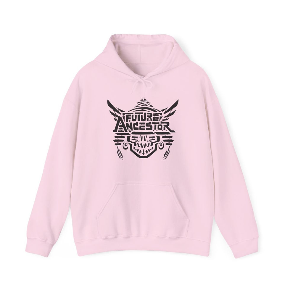 Thumbnail: Future Ancestor (front) / Solo Fidelity (back) Unisex Heavy Blend™ Hoodie