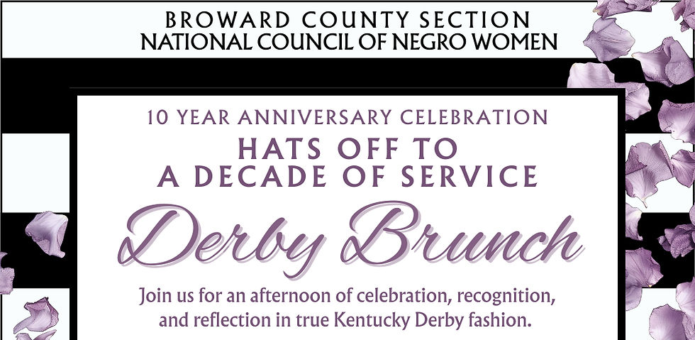 NCNW DERBY: Celebrating a Decade of Service
