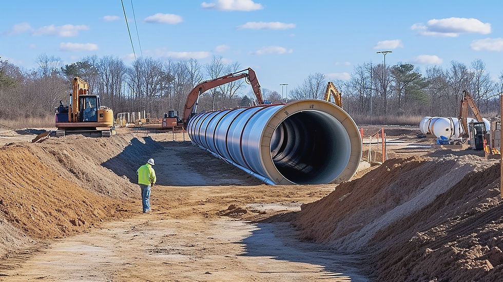 Pipeline Construction Site