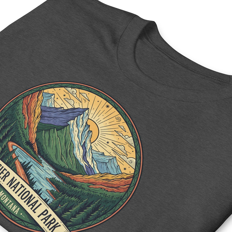 Thumbnail: Glacier National Park - Short-Sleeve Unisex T-Shirt