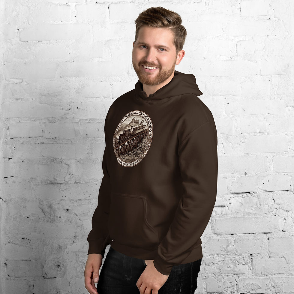 Thumbnail: Mount Washington Cog Railway Unisex Hoodie