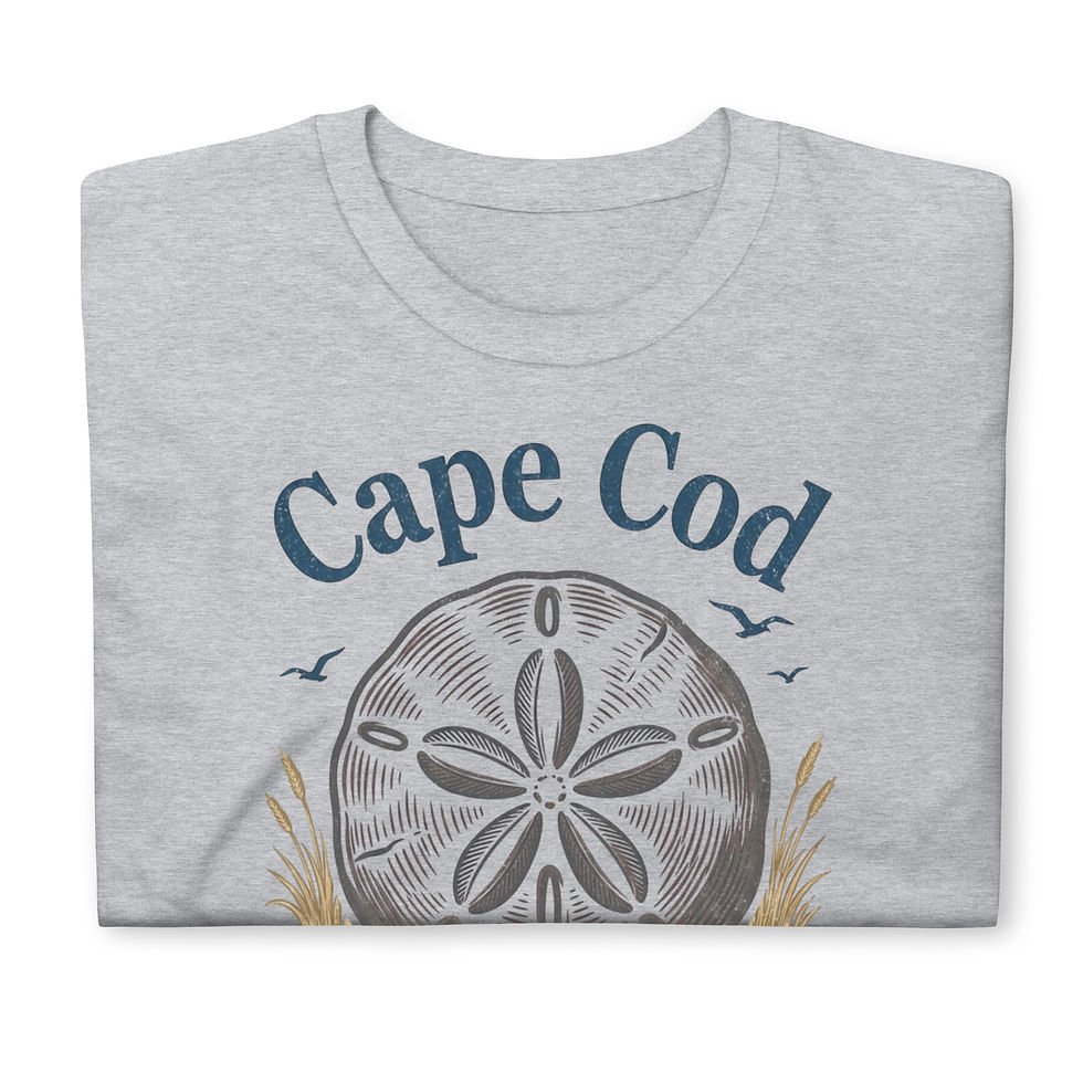 Thumbnail: Cape Cod Sand Dollar Short-Sleeve Unisex T-Shirt