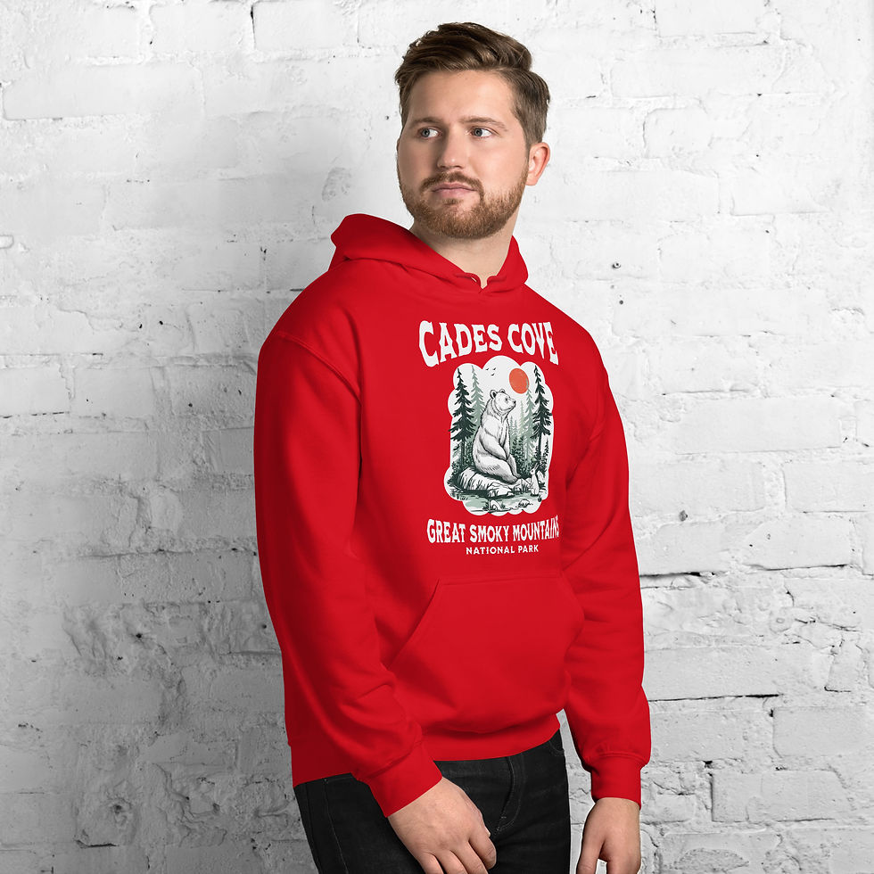 Thumbnail: Cades Cove Sitting Bear - Unisex Hoodie