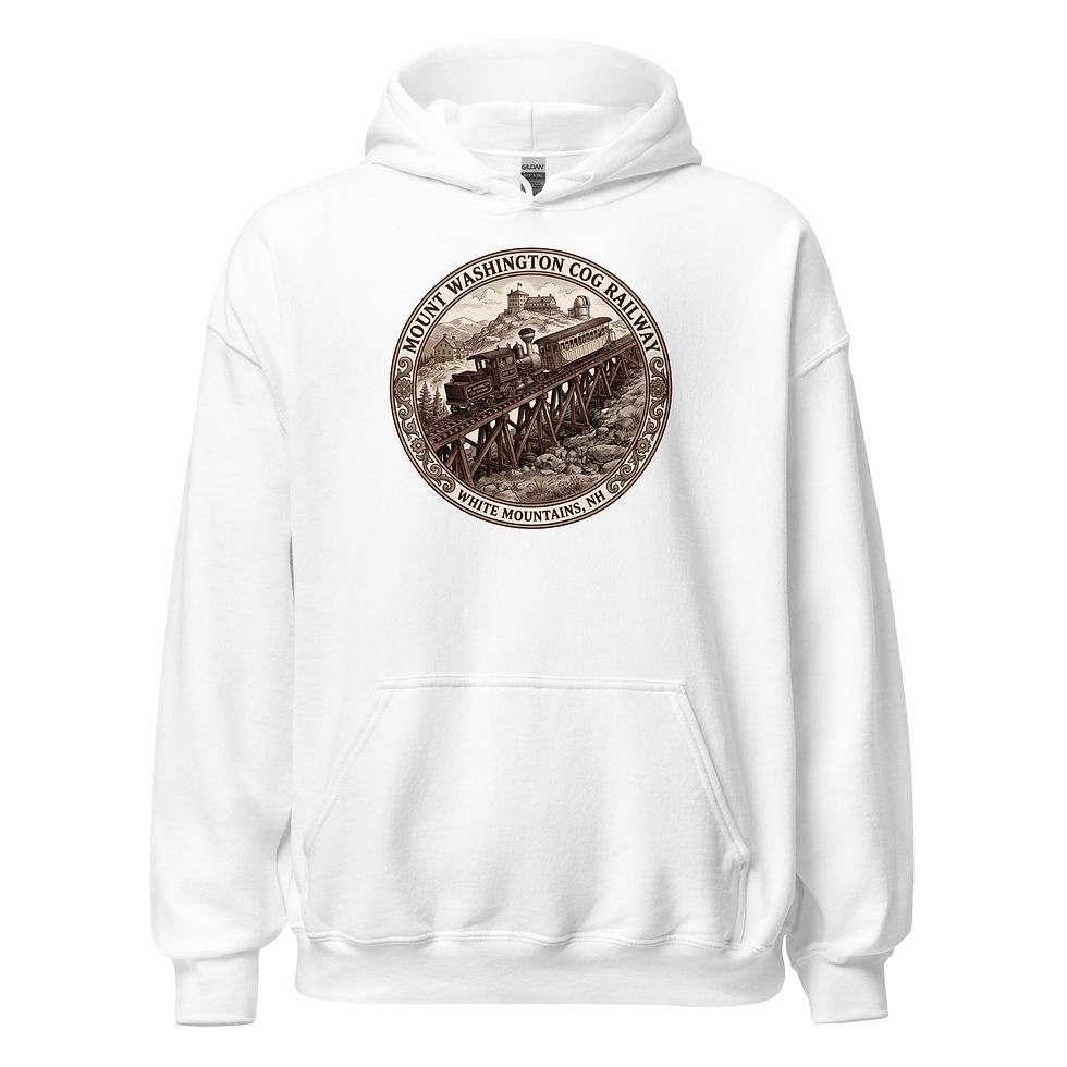 Thumbnail: Mount Washington Cog Railway Unisex Hoodie