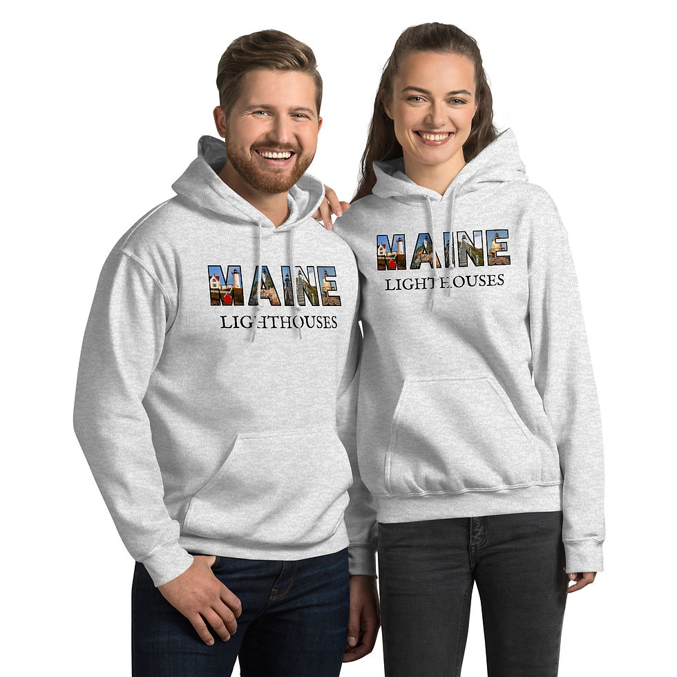 MAINE lighthouse Hoodie - Unisex Hoodie