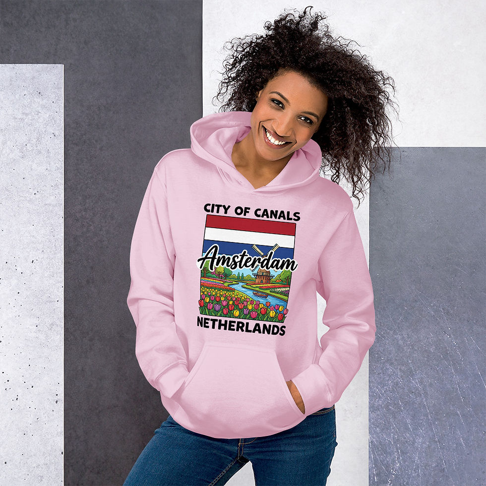 Thumbnail: City of Canals Amsterdam Netherlands Unisex Hoodie