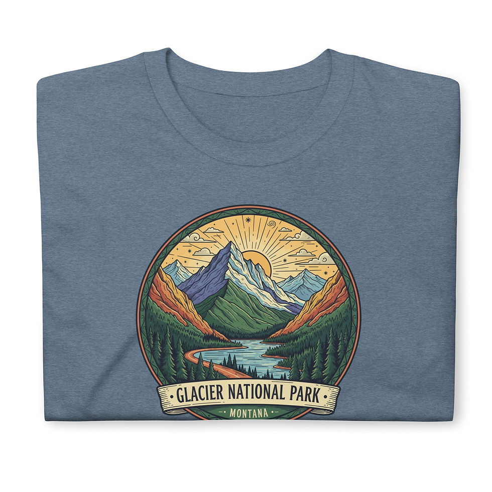 Thumbnail: Glacier National Park - Short-Sleeve Unisex T-Shirt