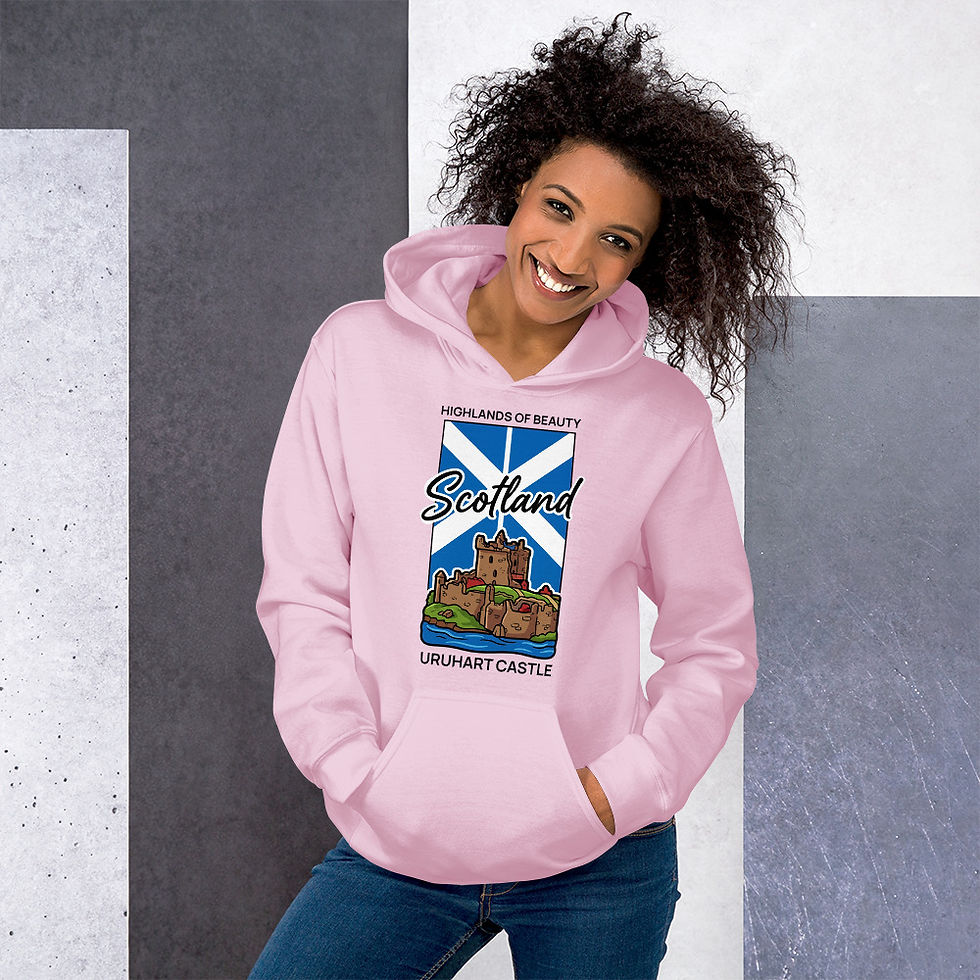 Thumbnail: Urquhart Castle Scotland Unisex Hoodie