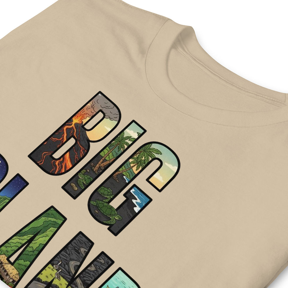 Thumbnail: Vibrant Big Island Hawaii Adventure T-Shirt - Short-Sleeve Unisex T-Shirt