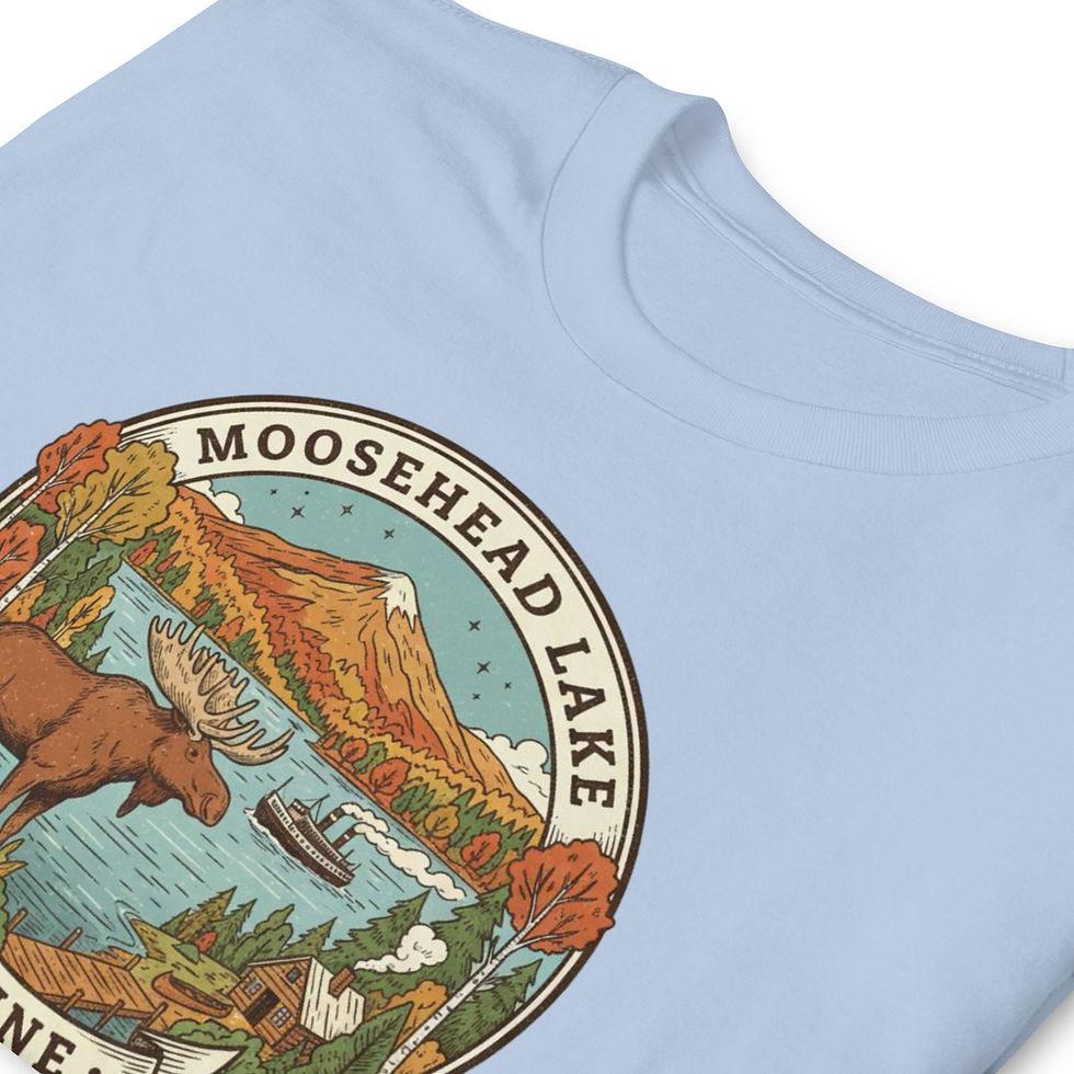Thumbnail: Moosehead Lake Maine - Short-Sleeve Unisex T-Shirt