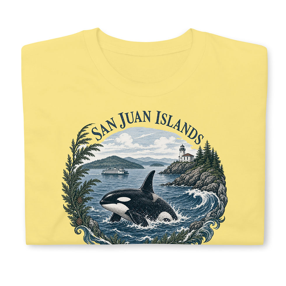 Thumbnail: San Juan Islands Orca T‑shirt