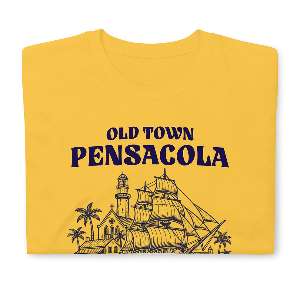 Thumbnail: Old Town Pensacola - Short-Sleeve Unisex T-Shirt