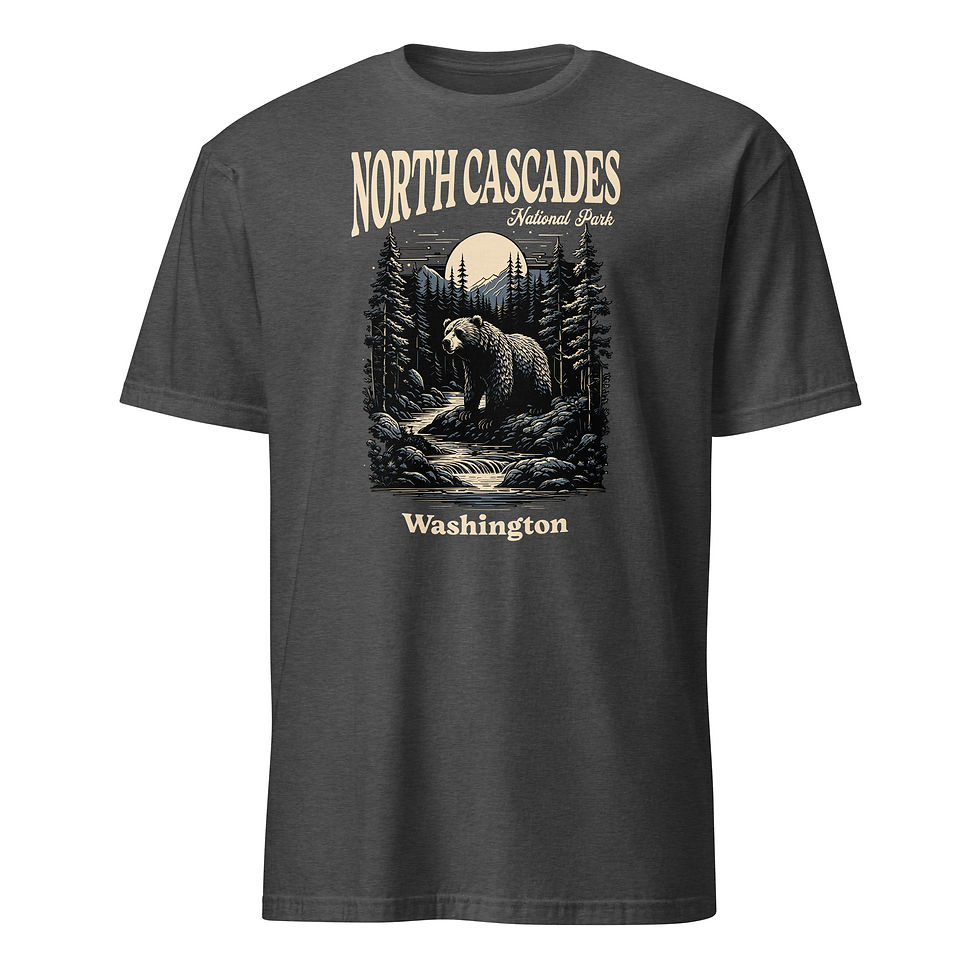 Thumbnail: North Cascades Bear - Short-Sleeve Unisex T-Shirt