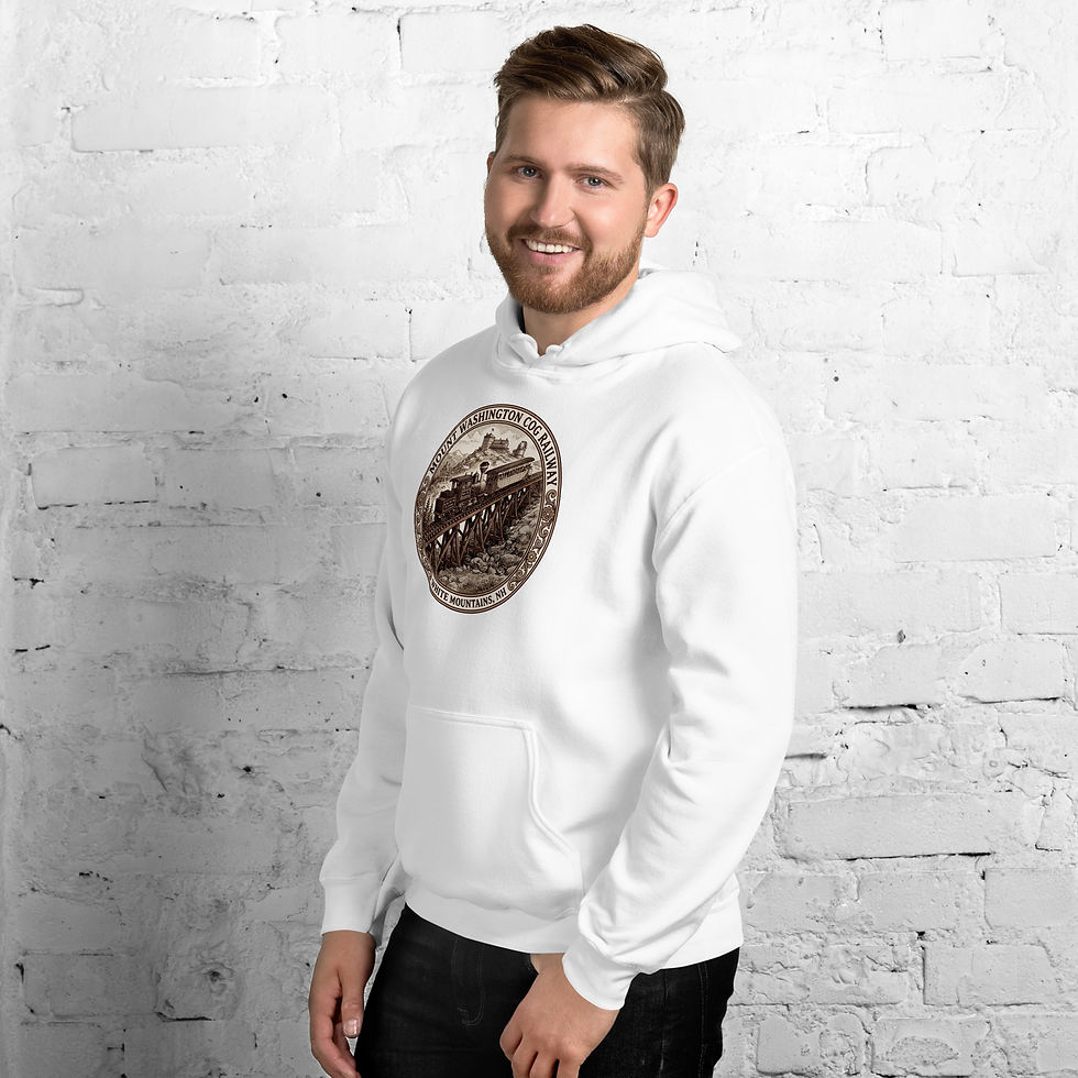 Thumbnail: Mount Washington Cog Railway Unisex Hoodie