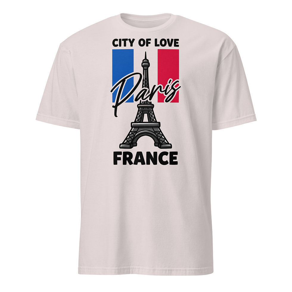 Thumbnail: City of Love - Paris France - Short-Sleeve Unisex T-Shirt