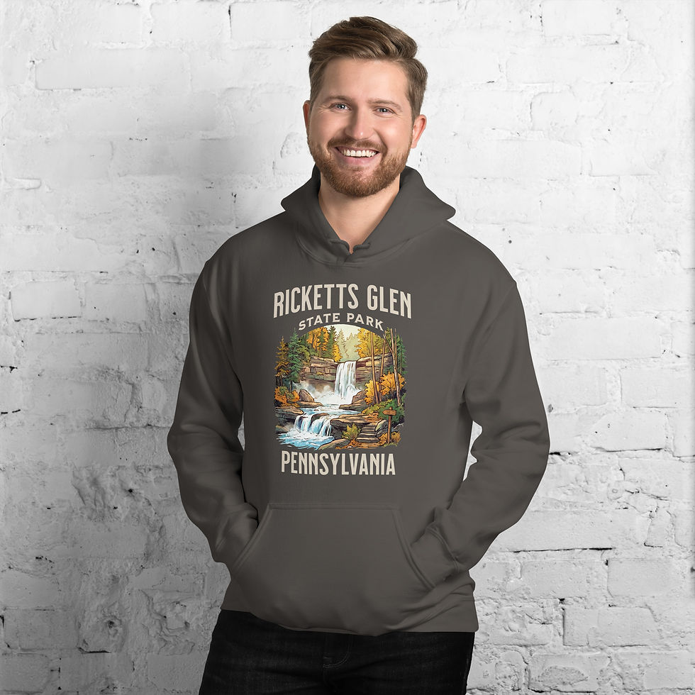 Thumbnail: Ricketts Glen State Park Unisex Hoodie
