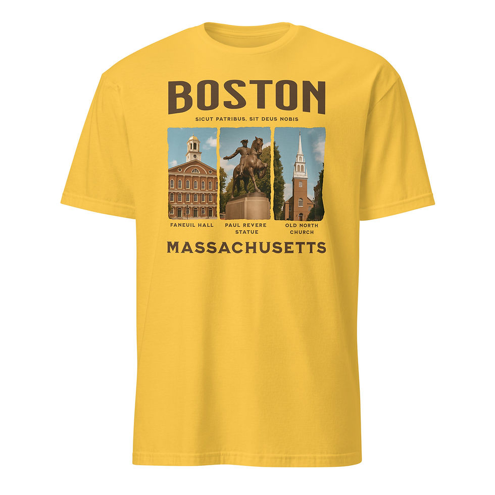 Thumbnail: Boston Landmarks - Short-Sleeve Unisex T-Shirt