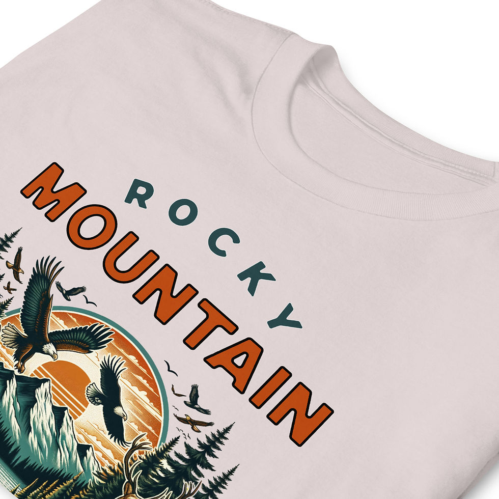 Thumbnail: Rocky Mountain NP Wildlife - Short-Sleeve Unisex T-Shirt