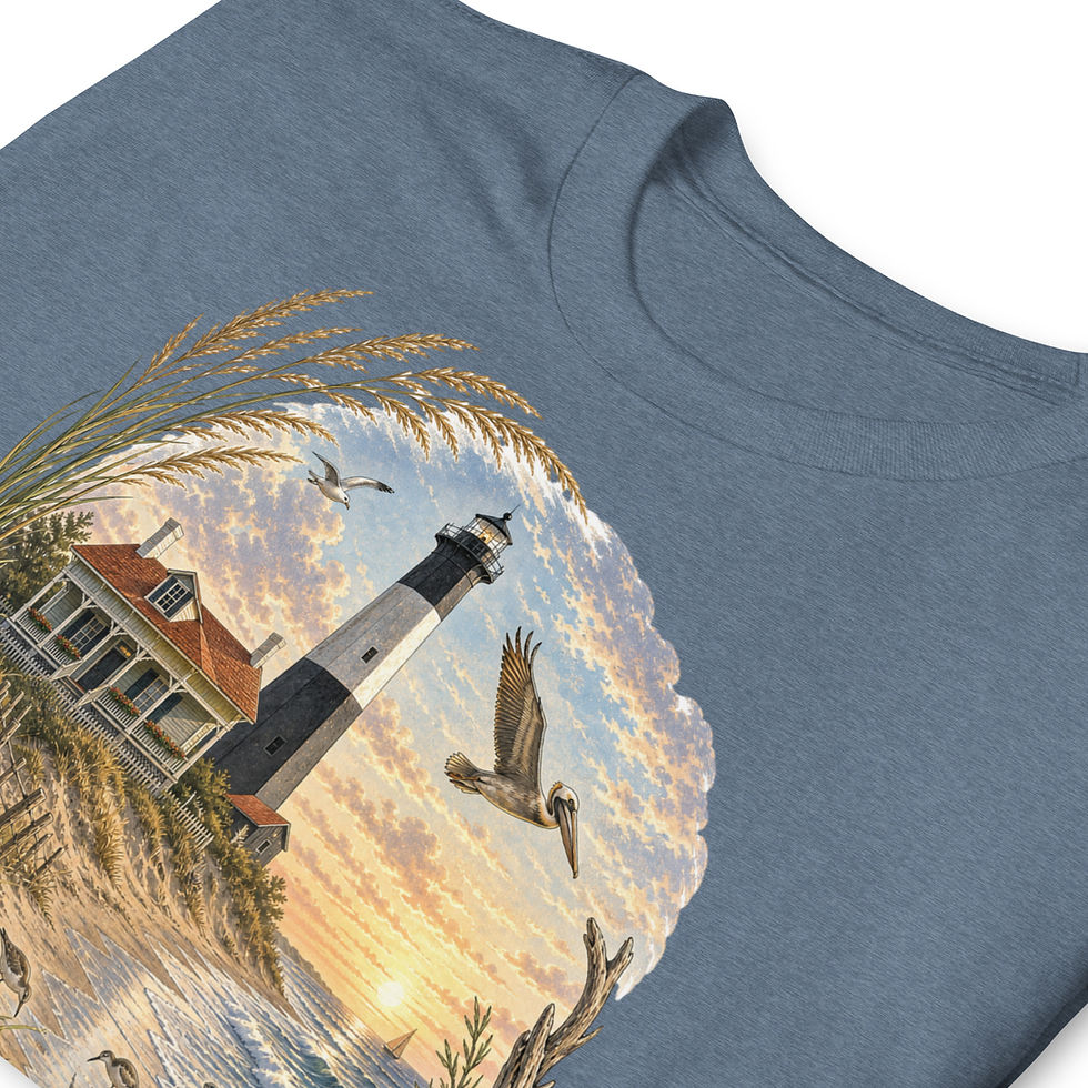 Thumbnail: Tybee Island Lighthouse Georgia Coast T‑shirt