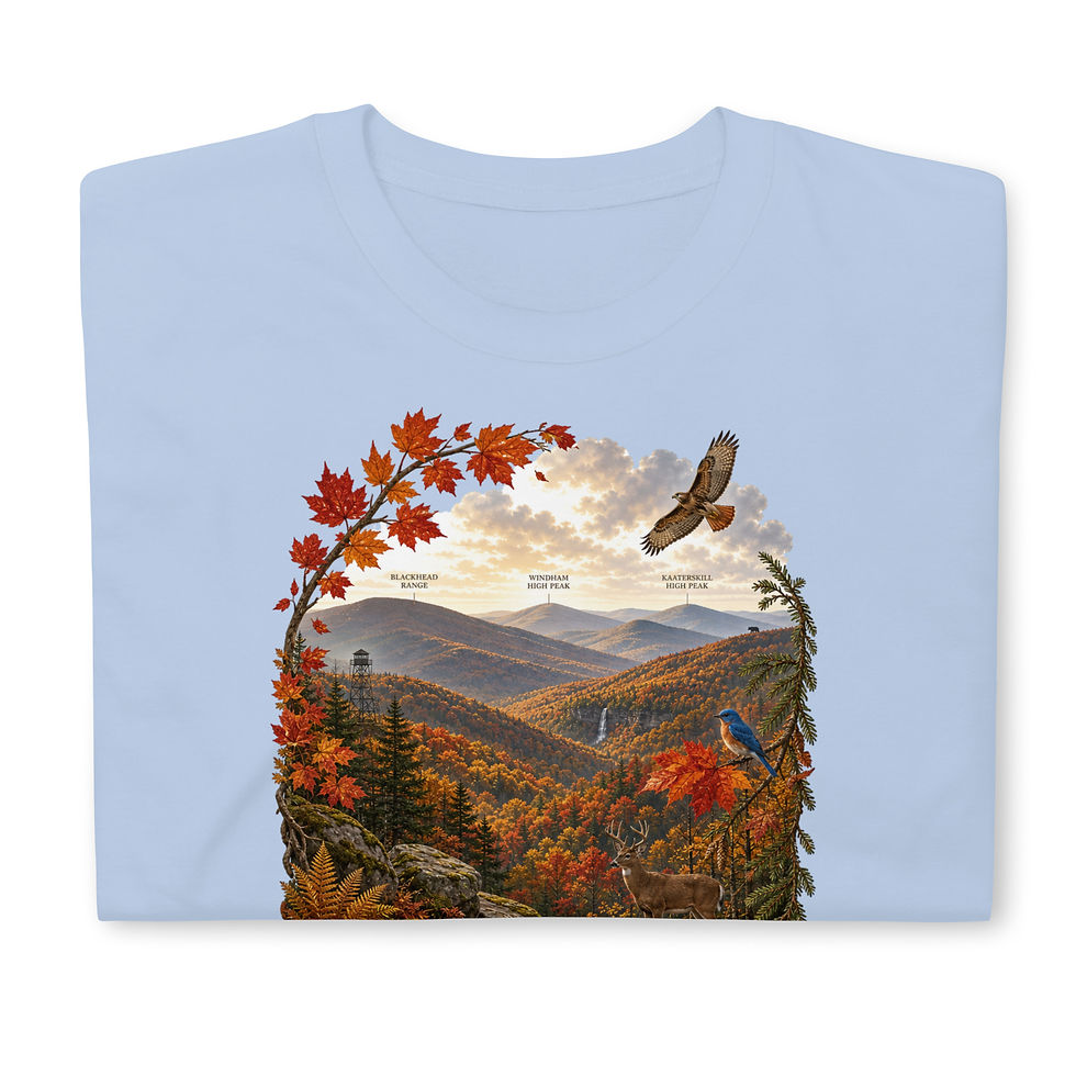 Thumbnail: Autumn in the Catskills – New York T‑Shirt