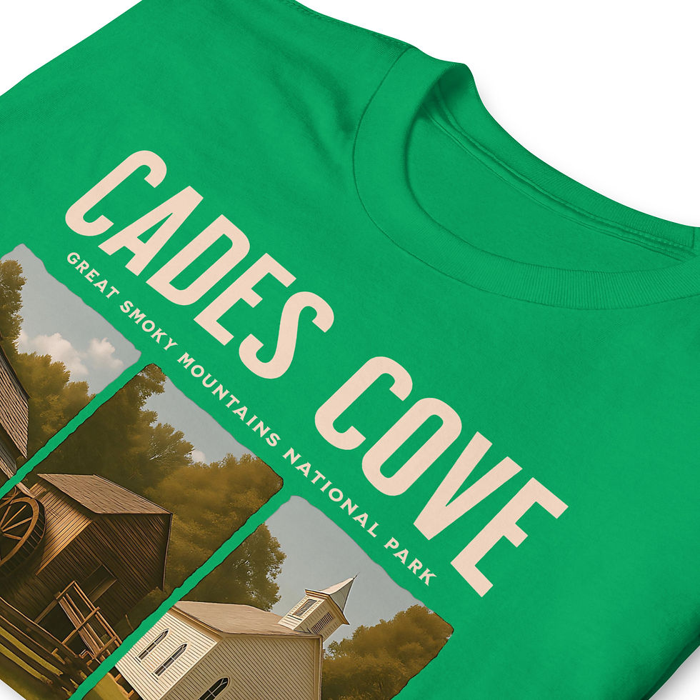 Thumbnail: Cade Cove Iconic Landmarks - LL -Short-Sleeve Unisex T-Shirt