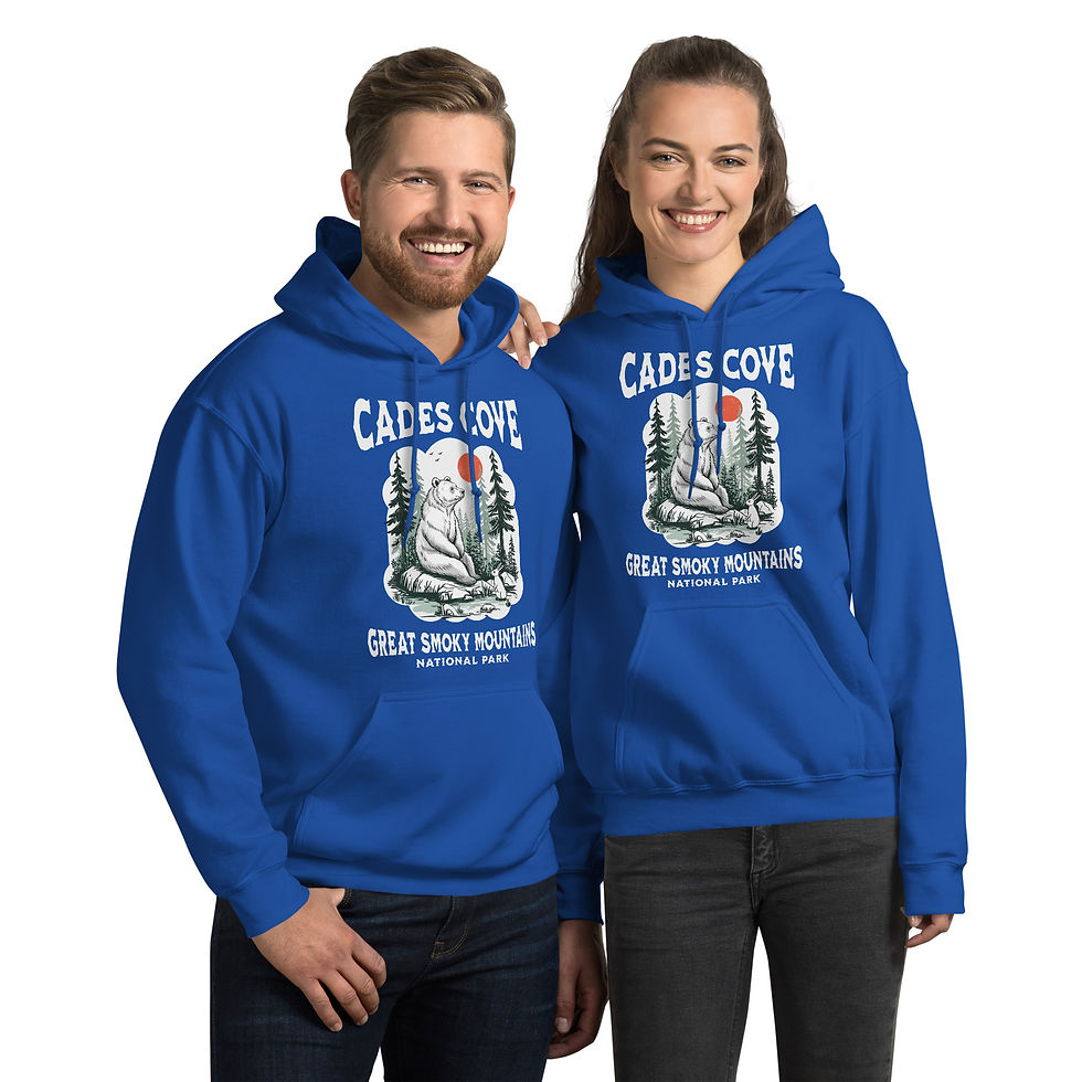 Thumbnail: Cades Cove Sitting Bear - Unisex Hoodie