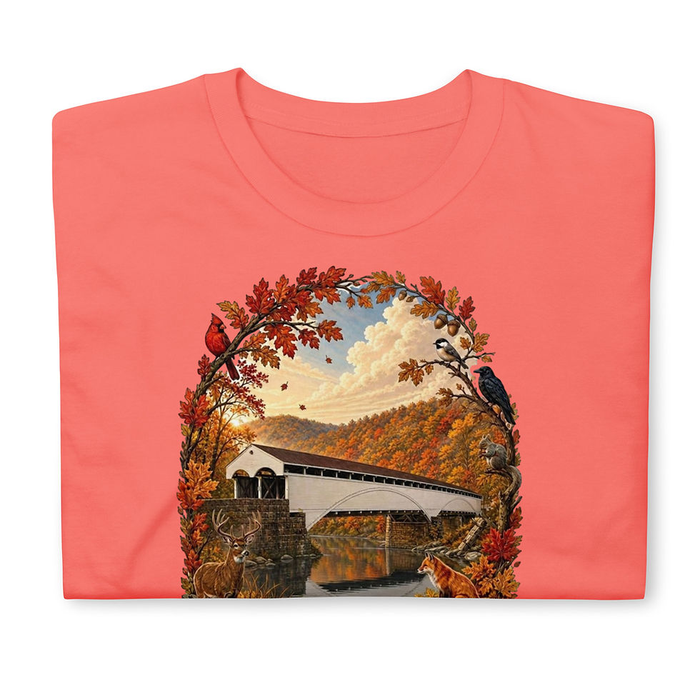 Thumbnail: Philippi Covered Bridge – Philippi, West Virginia (Autumn Edition)