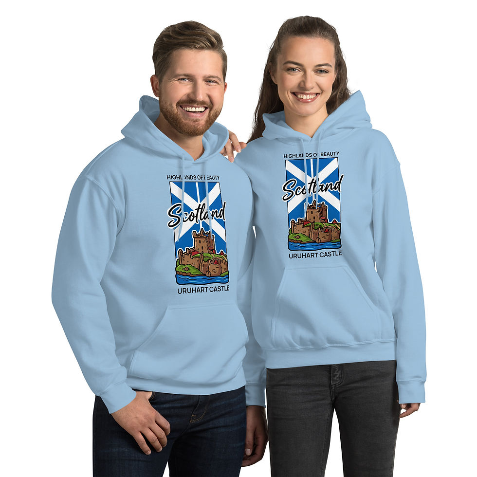 Thumbnail: Urquhart Castle Scotland Unisex Hoodie