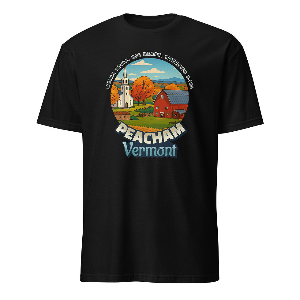 Peacham Vermont - Short-Sleeve Unisex T-Shirt