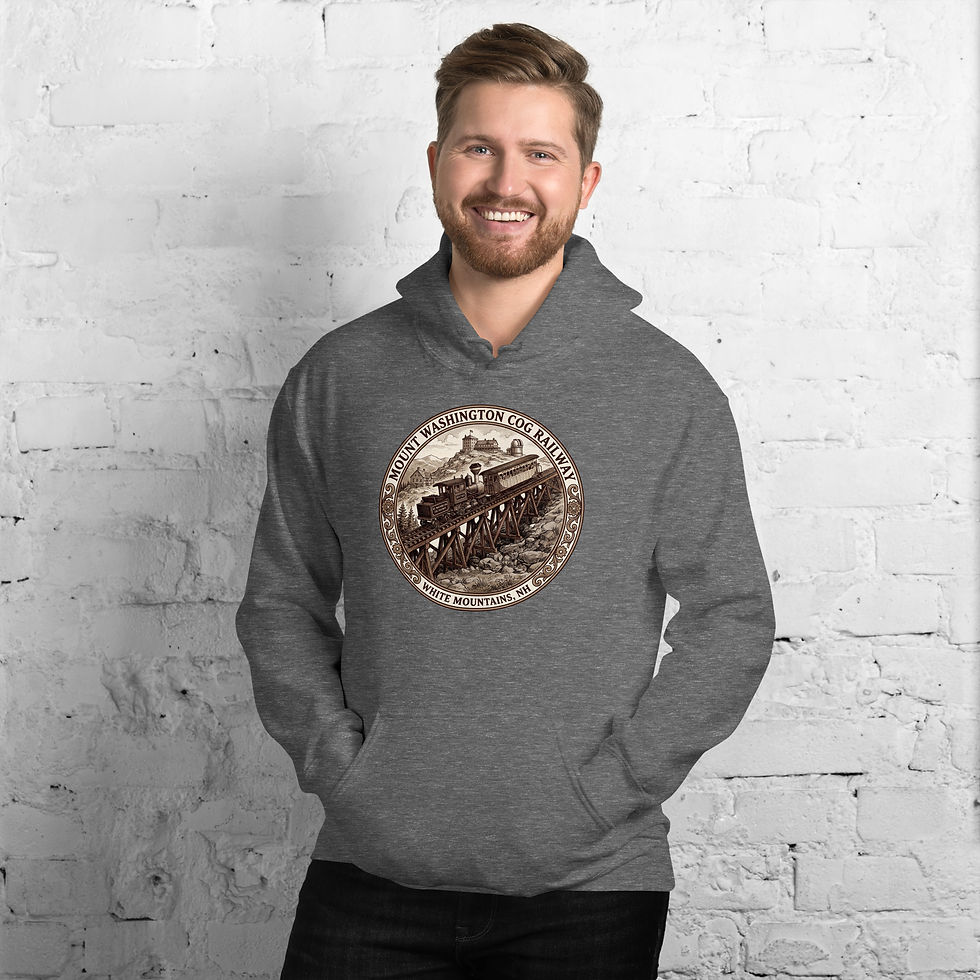 Thumbnail: Mount Washington Cog Railway Unisex Hoodie