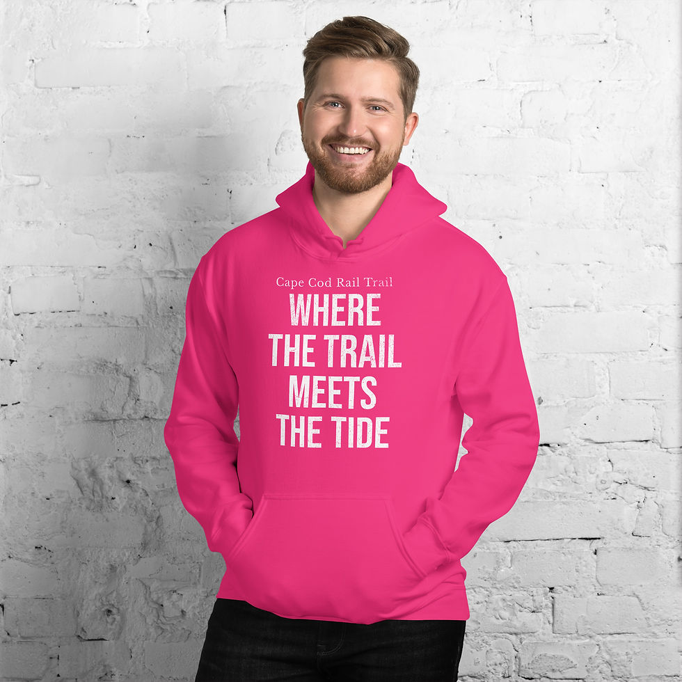 Thumbnail: Where the Trail Meets the Tide Hoodie - Unisex Hoodie