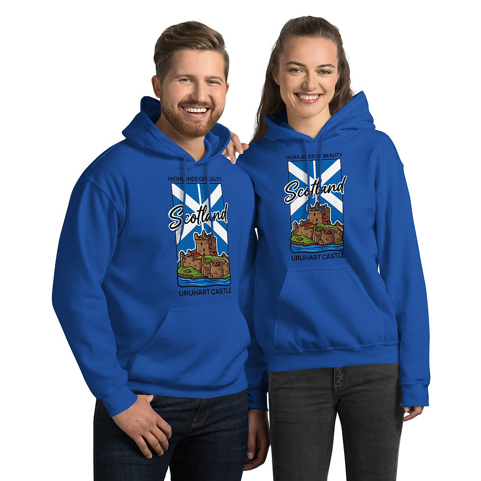Thumbnail: Urquhart Castle Scotland Unisex Hoodie